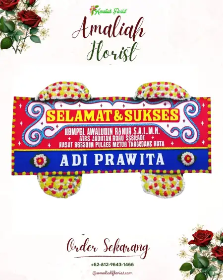 Papan Bunga Ucapan Selamat Cidulang